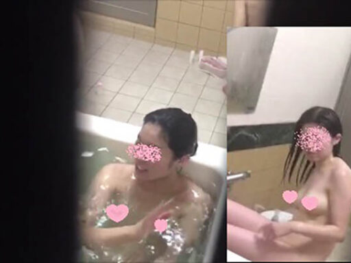 窓から巨乳胸チラ窓から複数胸チラ2点セット