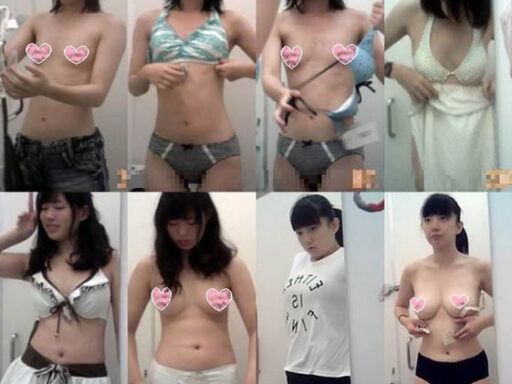 隙間から…☆水着☆5名 ①